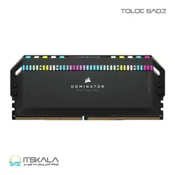 رم کرسیر CORSAIR DOMINATOR PLATINUM RGB 64GB (2x32GB) DDR5 DRAM 6600 CL32