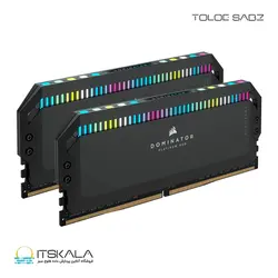 رم کرسیر CORSAIR DOMINATOR PLATINUM RGB 64GB (2x32GB) DDR5 DRAM 6600 CL32