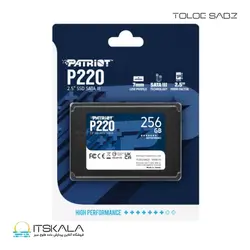 قیمت و خرید حافظه SSD پاتریوت مدل Patriot P220 SSD 256GB SATA | ITSKALA