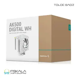 قیمت و خرید فن خنک کننده پردازنده Deepcool مدل AK500 DIGITAL White | ITSKALA