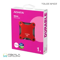 قیمت و خرید حافظه SSD اکسترنال ای دیتا مدل SD620-RED ظرفیت یک ترابایت | ITSKALA