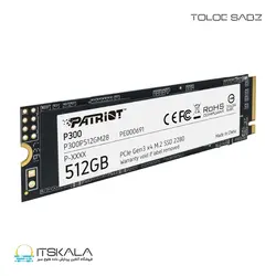 قیمت و خرید حافظه SSD پاتریوت مدل P300 m.2 ظرفیت 512 گیگابایت | ITSKALA