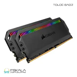 رم کرسیر CORSAIR DOMINATOR RGB 32GB (2x16GB) DDR4 DRAM 3200MHz CL16