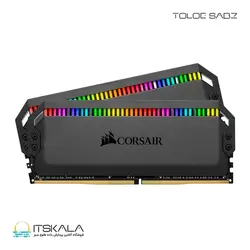 رم کرسیر CORSAIR DOMINATOR RGB 32GB (2x16GB) DDR4 DRAM 3200MHz CL16