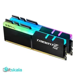 رم دسکتاپ دوکاناله جی‌اسکیل مدل Trident Z RGB DDR4 16GB(8GBx2) 4000MHz