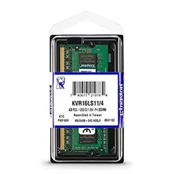 قیمت و خرید رم لپ تاپ کینگ استون مدل KVR16LS11/4 ظرفیت 4GB-1600MHz PC3L | ITSKALA