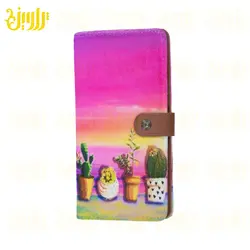 کیف پول دکمه ای طرح کاکتوس کد KM16