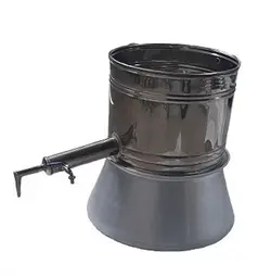 دیگ گلاب گیری و عرق گیری و تقطیر 12 لیتر اگزوز دار خمیری