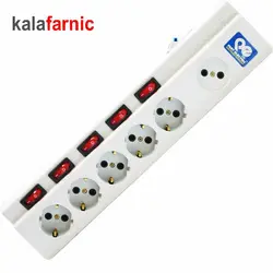 چندراهی برق پارت الکتریک/PART ELECTRIC مدل ۵+۱(سیم ۵متری)