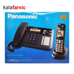 تلفن بی سیم پاناسونیک/panasonic مدل KX-TGF120BX