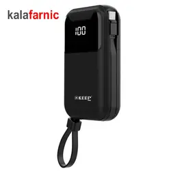 پاوربانک (شارژر همراه) کیپ/keep با ظرفیت ۱۰۰۰۰ میلی آمپرساعت مدل KP1230