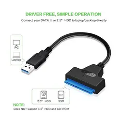 کابل تبدیل SATA به USB 3