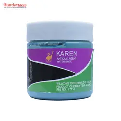 قیمت و خرید رنگ اکریلیک آبی فیروزه‌ای کهنه کاری کارن حجم 250 گرمی