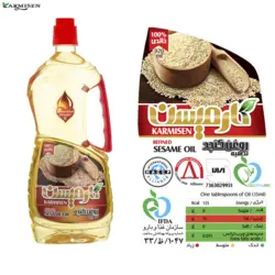 روغن کنجد تصفیه خالص کارمیسن - 920میلی لیتر بسته 12 عددی