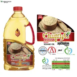 روغن کنجد خالص تصفیه و روغن ذرت کانولا کارمیسن - 1.7 لیتر مجموعه 3 عددی