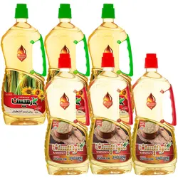 روغن کنجد تصفیه و روغن ذرت آفتابگردان کارمیسن _ 920 میلی لیتر 6 عددی