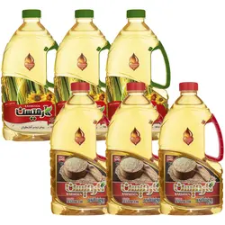 روغن کنجد خالص تصفیه و روغن ذرت و آفتابگردان کارمیسن