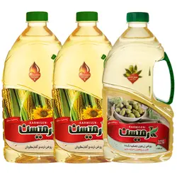 روغن ذرت آفتابگردان و روغن زیتون تصفیه سرخ کردنی کارمیسن