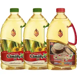 روغن کنجد خالص تصفیه و روغن ذرت آفتابگردان کارمیسن