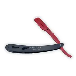 دسته تیغ اصلاح ۳ تکه مشکی قرمز جگوار