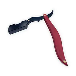 دسته تیغ اصلاح چوبی دسته قرمز