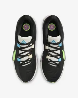 کفش بسکتبال Nike Zoom Freak 5 نایک زوم فریک ۵ رنگ مشکی سبز فسفری