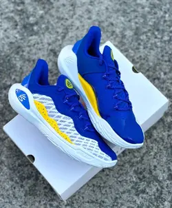 کتونی بسکتبال Under Armour Curry 11 آندر آرمور کری 11 آبی زرد