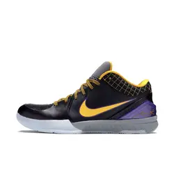 کفش بسکتبال Nike Kobe 4 Protro نایک کوبی پروترو 4 مشکی زرد بنفش