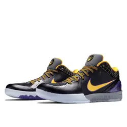 کفش بسکتبال Nike Kobe 4 Protro نایک کوبی پروترو 4 مشکی زرد بنفش