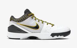 کفش بسکتبال Nike Kobe 4 Protro نایک کوبی پروترو 4 سفید مشکی زرد