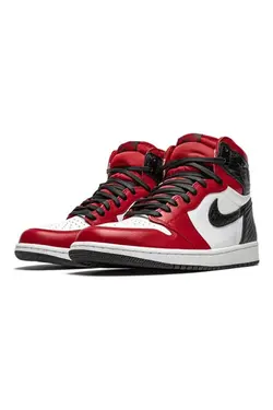 کفش بسکتبال نایک Kusen Nike Air Jordan 1 High Sneakers قرمز