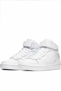 کفش کتانی سفید زنانه نایک Nike Court Borough Mid 2gs