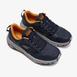 کفش پیاده روی مردانه ترایل اسکیچرز طوسی skechers gorun trail men gary