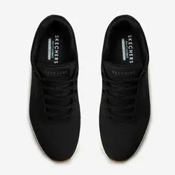 کفش پیاده روی مردانه آنو اسکیچرز مشکی skechers uno men black