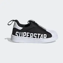 کفش پیاده روی بچگانه یونیسکس سوپر استار آدیداس مشکی  adidas unisex superstar child black