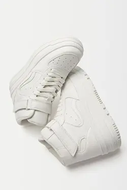 Lace Detailed Ankle Sneakers