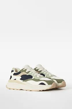 کفش ورزشی مردانه روزمره مولتی پیس برشکا Bershka Multi-Piece