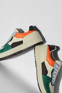 کفش ورزشی مردانه روزمره سوچت کولد برشکا Bershka Stitched Quilted