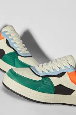 کفش ورزشی مردانه روزمره سوچت کولد برشکا Bershka Stitched Quilted