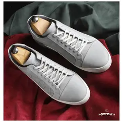 کفش اسپورت راحتی کروکدیل چرم مردانه کاترین 1001