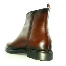 کفش چرم طبیعی مردانه رنگ قهوه ای (سایه دار) مدل ۶۴۸