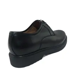 کفش روزانه چرم طبیعی، رنگ مشکی، نوع چرم رویه ناپا طبیعی گاوی کد مدل ۱۰۶۶