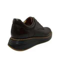 کفش اسپرت چرم طبیعی، رنگ قهوه ای، نوع چرم رویه فلوتر طبیعی گاوی کد مدل ۴۹۹