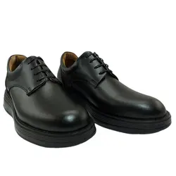 کفش اسپرت چرم طبیعی، رنگ مشکی، نوع چرم رویه ناپا طبیعی گاوی کد مدل ۴۹۹