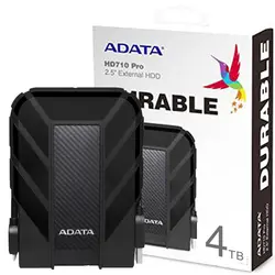 هارد اکسترنال مشکی 4TB آونگ ADATA HD710