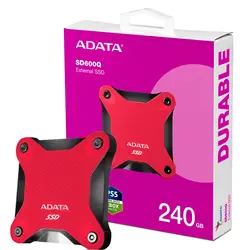 هارد اکسترنال قرمز 240SSD آونگ ADATA SD600Q
