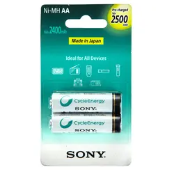 باطری شارژی قلمی 2کارتی  SONY.2500