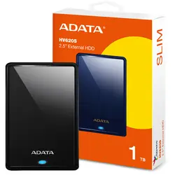هارد اکسترنال ای دیتا مدل 1TB ADATA HV620s مشکی گارانتی آونگ