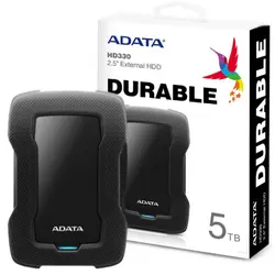 هارد اکسترنال ای دیتا مشکی  5TB  ADATA HD330 گارانتی آونگ