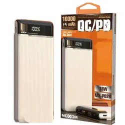 پاوربانکPB28.18W.10KسفیدMOXOM